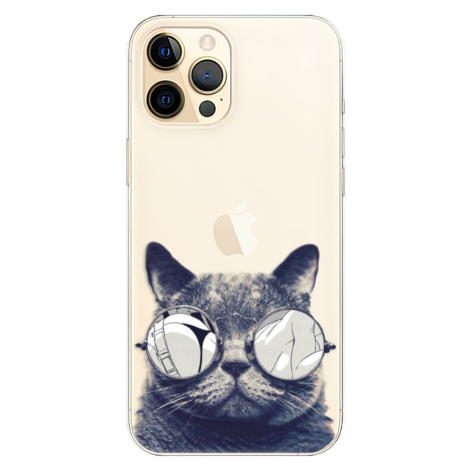 Odolné silikónové puzdro iSaprio - Crazy Cat 01 - iPhone 12 Pro Max