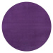 Kusový koberec Fancy 103005 Lila - fialový kruh - 200x200 (průměr) kruh cm Hanse Home Collection