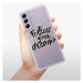 Odolné silikónové puzdro iSaprio - Follow Your Dreams - black - Samsung Galaxy S21 FE 5G