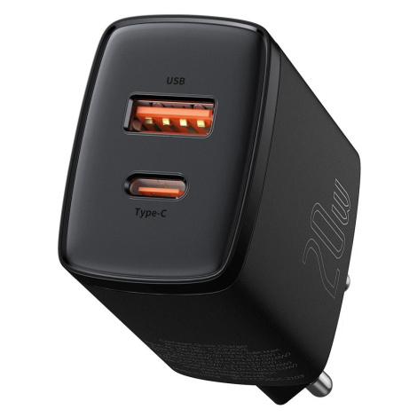 BASEUS Nabíjačka Baseus Compact Quick Charger, USB, USB-C, 20W