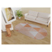 Oranžový umývateľný koberec 60x100 cm Oval – Vitaus