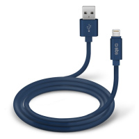 SBS KABEL POLO USB/MFI LIGHTNING SILIKONOVY, 1.5 M, MODRA, TECABLPOLOLIGB