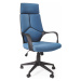 Kancelárska stolička Voyan modrá/čierna