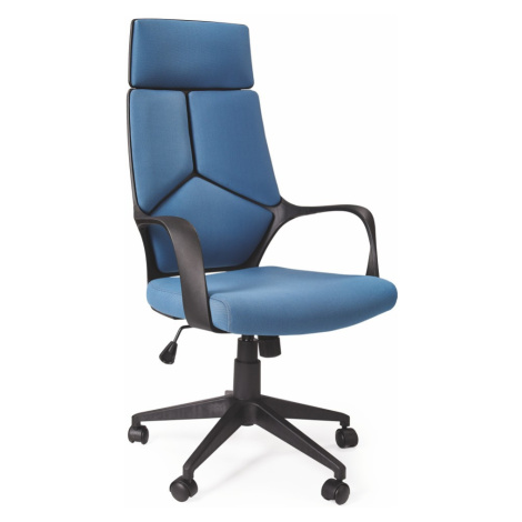 Kancelárska stolička Voyan modrá/čierna Halmar
