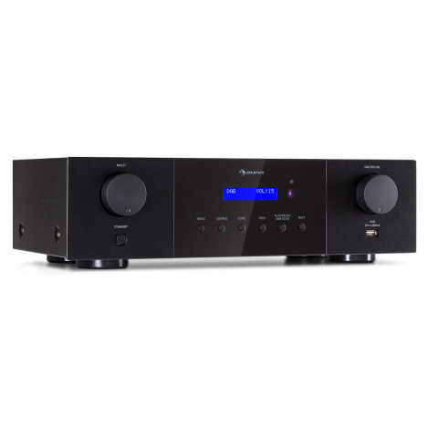 Auna AMP-4000 DAB, Hifi stereo zosilňovač, DAB+ rádio, USB, diaľkové ovládanie, LED displej