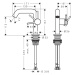 Hansgrohe Tecturis S, páková umývadlová batéria 110 Fine CoolStart EcoSmart+ s odtokovou súpravo