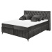 Sconto Posteľ boxspring PEMBROKE 8 espresso, 180x200 cm