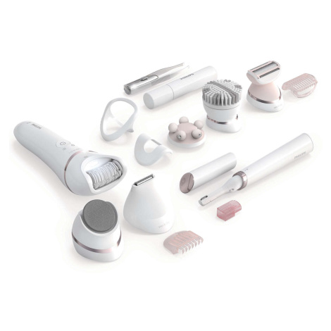 Epilátor na mokré a suché holenie Philips Beauty Set Series 9000. 12 ks príslušenstvo BRE740/90