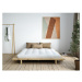 Dvojlôžková posteľ z borovicového dreva s roštom 180x200 cm Japan – Karup Design