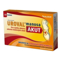 WALMARK Uroval manosa akut 10 tabliet