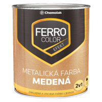 FERRO COLOR EFEKT - Metalická antikorózna farba 2v1 medená (efekt) 0,75 L