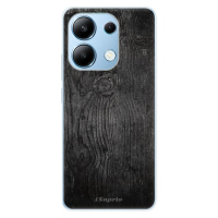 Odolné silikónové puzdro iSaprio - Black Wood 13 - Xiaomi Redmi Note 13