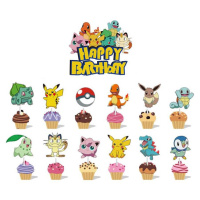 Poleva na tortu a muffin 13ks Pokémon - Cakesicq - Cakesicq