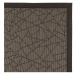 Tmavosivý koberec z PVC 140x200 cm Geo Gold – Casa Selección