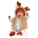 Llorens 74018 NEW BORN - realistická bábika bábätko so zvukmi a mäkkým látkovým telom - 42