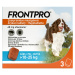 FRONTPRO Antiparazitárne žuvacie tablety pre psov (10-25 kg) 3 ks