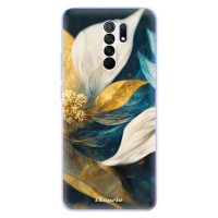 Odolné silikónové puzdro iSaprio - Gold Petals - Xiaomi Redmi 9