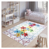 Detský koberec s farebnými číslicami