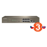 Tenda TEG5310P-8-150W L3 Managed PoE AT Switch, 8x PoE af/at 1 Gb/s, 1x SFP, 1x RJ45