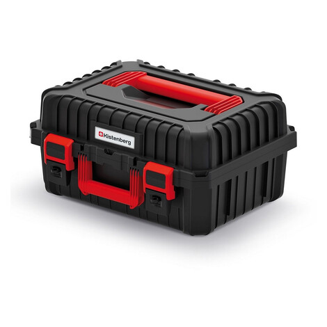 Prosperplast s.r.o. Kufor na náradie 44,5 × 36 × 21,6 cm, s vypchávkou, čierna