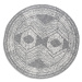Krémovo-sivý okrúhly vonkajší koberec ø 140 cm Gemini – Elle Decoration