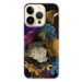 Odolné silikónové puzdro iSaprio - Dark Flowers - iPhone 14 Pro
