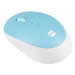 Natec optická myš HARRIER 2/1600 DPI/Kancelárska/Optická/Bezdrôtová Bluetooth/Svetlo modrá