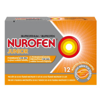 NUROFEN Junior s pomarančovou príchuťou 100 mg 12 mäkkých žuvacích kapsúl