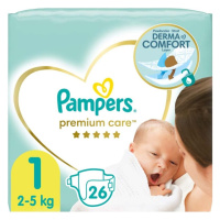 PAMPERS Premium Care S1, 2 - 5 kg, 26 ks