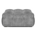 Sivý zamatový puf Windsor & Co Sofas Vesta