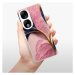 Odolné silikónové puzdro iSaprio - Pink Blue Leaves - Honor 90 5G