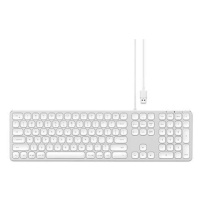 Satechi klávesnica Aluminium Wired USB Keyboard - Silver