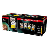 Sheba Delicacy Hydinový výber kapsičiek 40 x 85 g