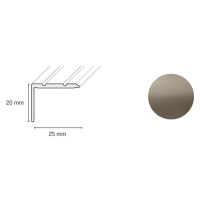 Döllken Profiles Schodová hrana DP 36 S samolepiaca 25 x 20 x 900 mm, champagne