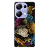 Odolné silikónové puzdro iSaprio - Dark Flowers - Xiaomi Redmi Note 13 Pro
