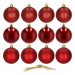 Vianočné gule na stromček 12 ks SPRINGOS CA0170
