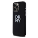 DKNY Liquid Silicone Stack Metal Logo Apple iPhone 15 Pro Max DKHCP15XSMCBSK Black