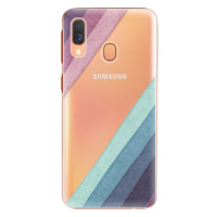 Plastové puzdro iSaprio - Glitter Stripes 01 - Samsung Galaxy A40
