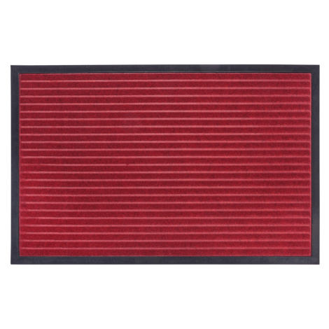 DOPRODEJ: 40x60 cm Rohožka Mix Mats Striped 105649 Red - na ven i na doma - 40x60 cm Hanse Home 