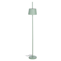 Stojacia lampa v mentolovej farbe s kovovým tienidlom (výška 150 cm) – Ixia