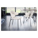 LuxD 28016 Dizajnová jedálenská stolička Takuya biela / čierna
