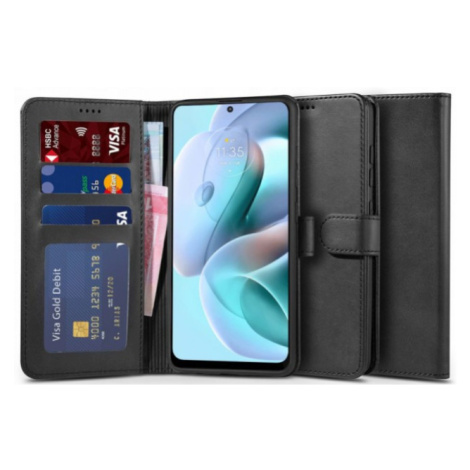 Diárové puzdro na Motorola Moto G31/G41 Tech-protect Wallet čierne