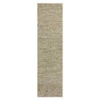 Ručně tkaný běhoun Minerals Green - 60x230 cm Flair Rugs koberce