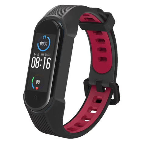 Remienok TECH-PROTECT ARMOUR XIAOMI MI SMART BAND 5/6 BLACK/RED (6216990211591)