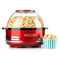 OneConcept Couchpotato, červený, popcornovač, elektrické zariadenie na prípravu popcornu