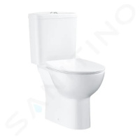 GROHE - Bau Ceramic WC kombi set s nádržkou a doskou Softclose, Rimless, DualFlush, alpská biela