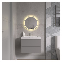 Erga Carla, okrúhle LED zrkadlo 50cm, 1150 lm, 3 farby svetla, ERG-V01-208-5050