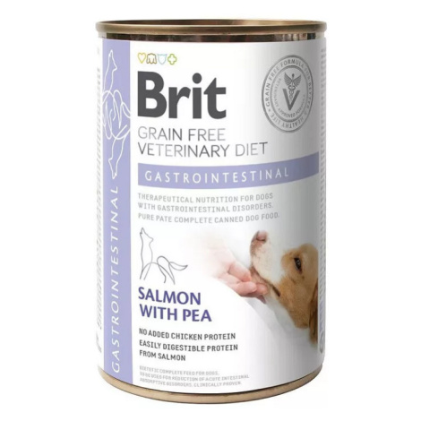 Brit Veterinary Diets GF dog Gastrointestinal 400g konzerva