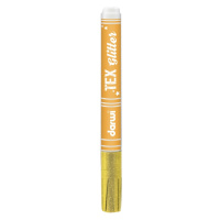 DARWI TEX GLITTER - Glitrové fixky na textil 6 ml medená 140013057