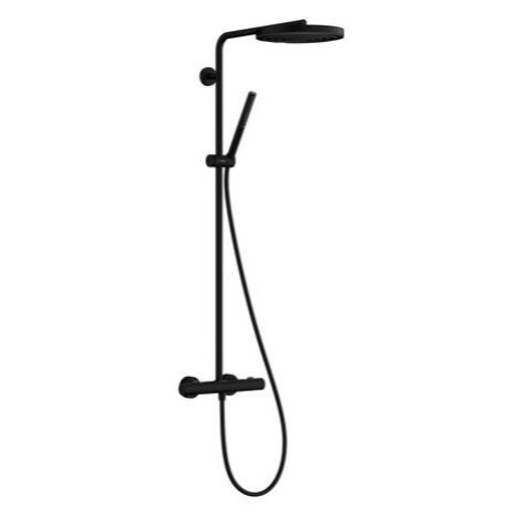 Hansgrohe Pulsify S Puro sprchový systém s termostatickou batériou čierna matná 24222670